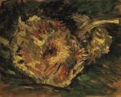 文森特威廉梵高 - 两朵剪下的向日葵